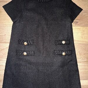Tuckernuck Black Tweed Jackie Dress